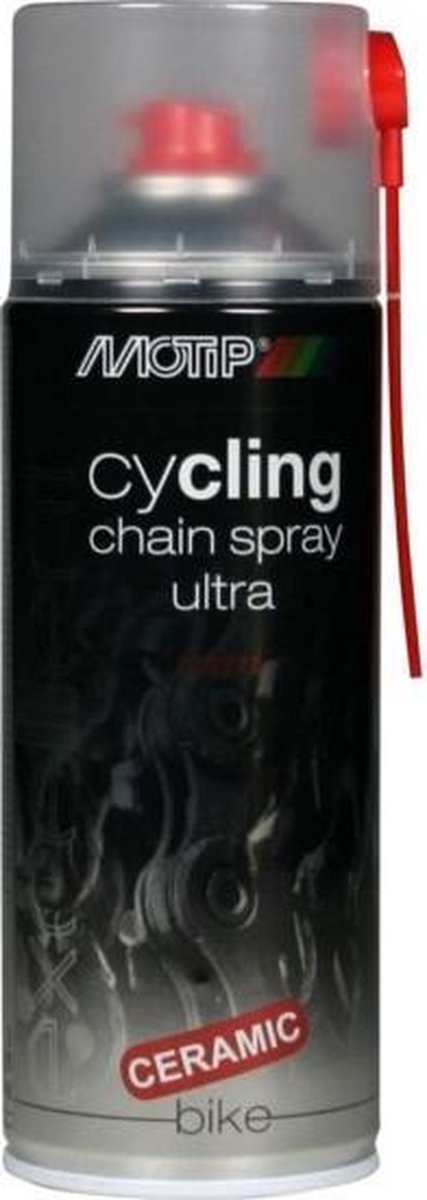 Motip kettingspray Cycling Ceramic 400 ml - Zwart