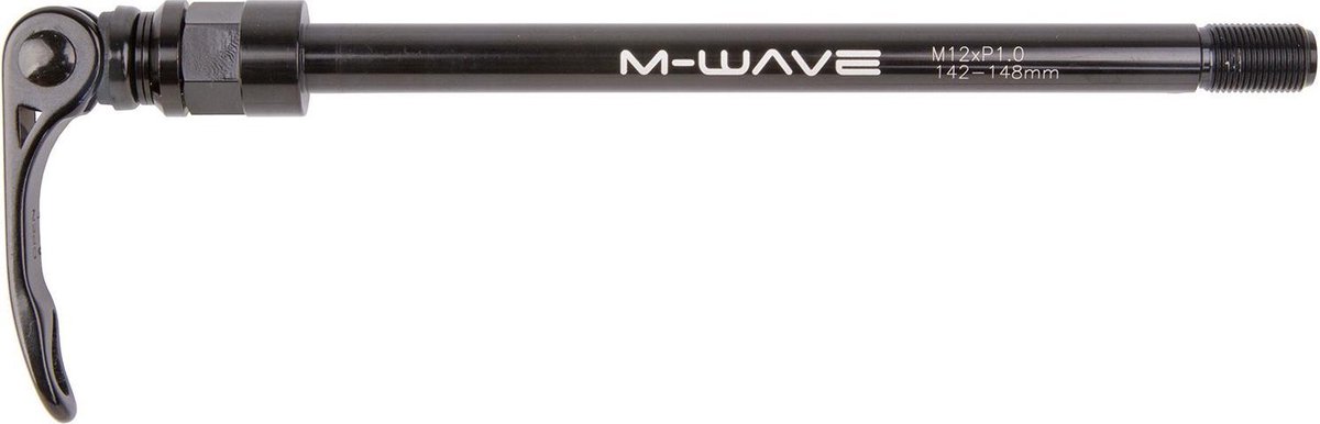 M-wave steekas aanhanger achter 142-148 x 12 mm/1,00 mm - Zwart