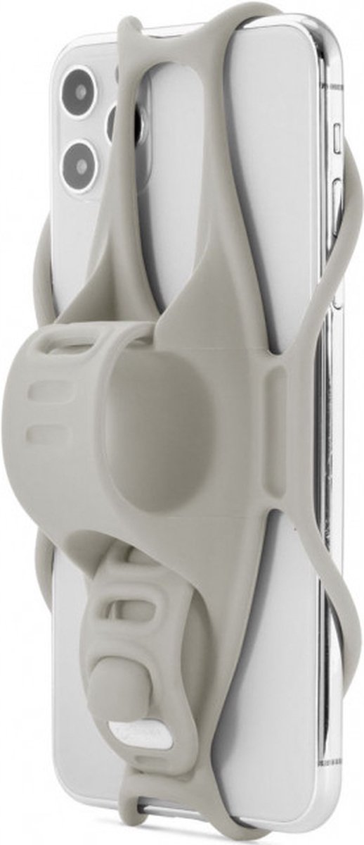 Bone Sport telefoonhouder Tie 3 fiets 22-45 mm - Grijs