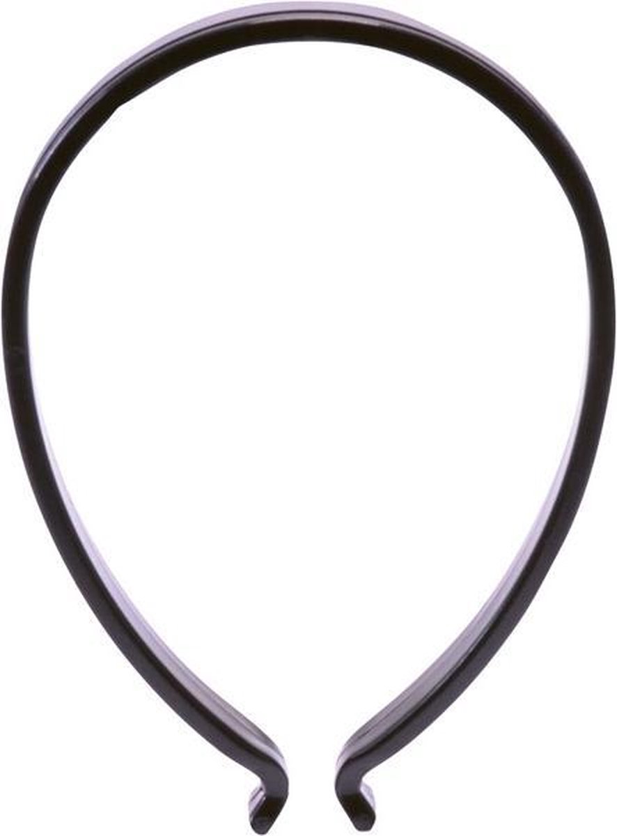 Simson broekklemmen kunststof reflectie 2 stuks - Zwart