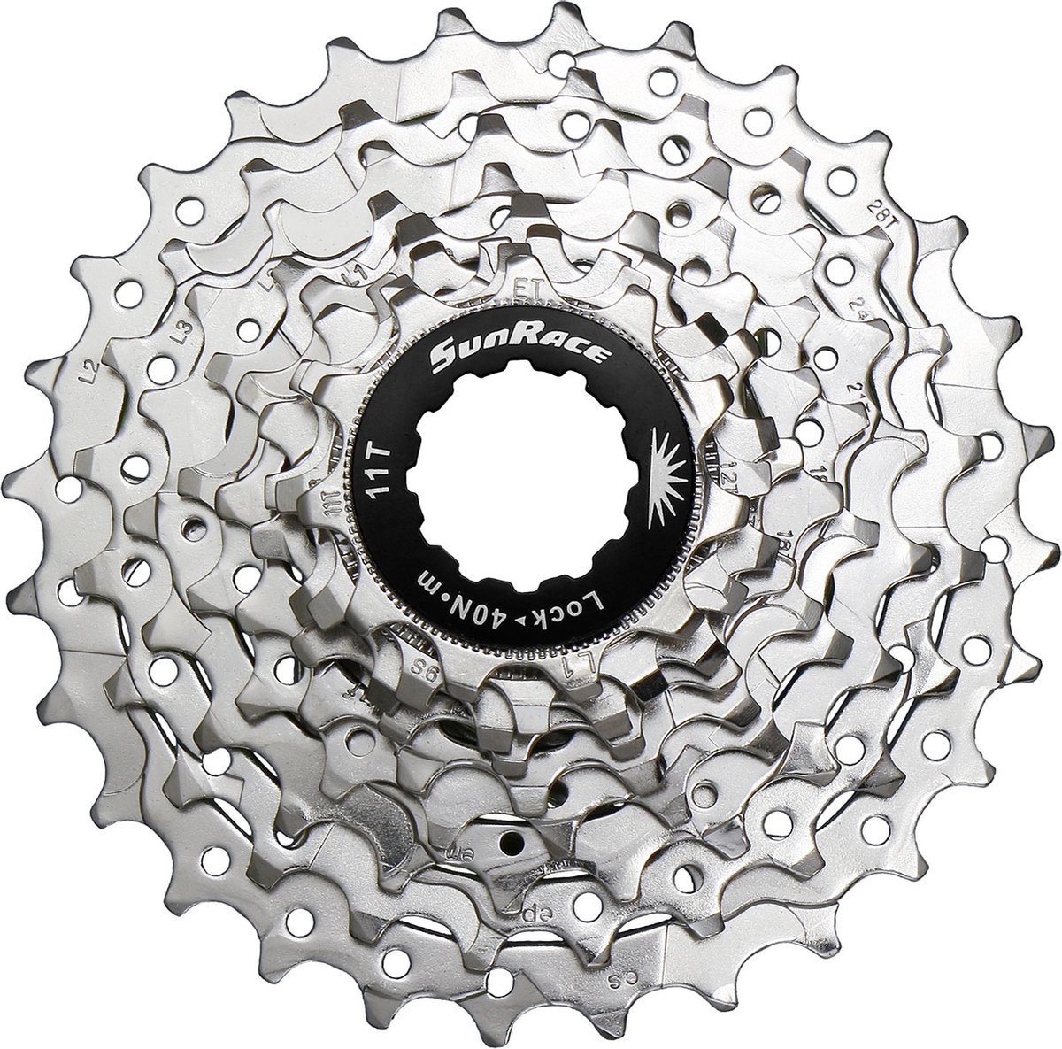 SunRace Cassette 9SP R91 12-25T - Silver