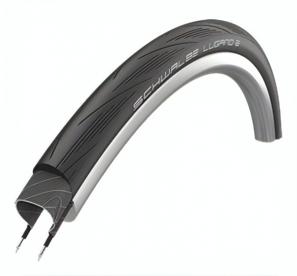 Schwalbe buitenband Lugano II Endurance 28 x 1.00 (25-622) draad - Zwart