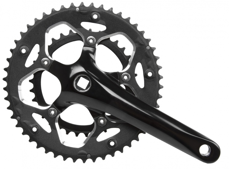 Prowheel crankstel 10 speed 34-50T 172,5 mm - Zwart