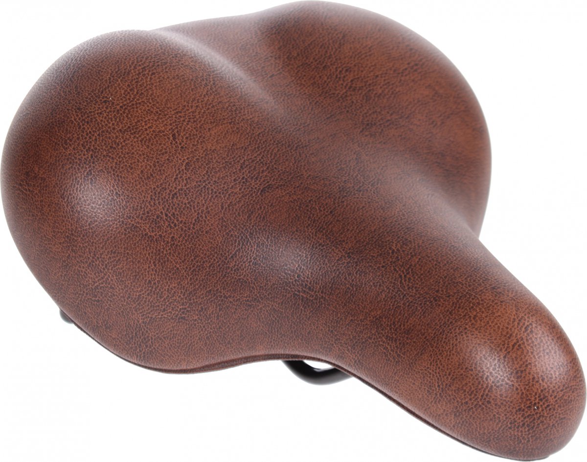 Selle zadel stadsfiets Comfort 27 x 23 cm - Bruin