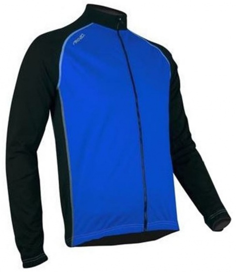 Avento Fietsjack Unisex Windbreaker Kobalt/Zwart Maat S - Blauw