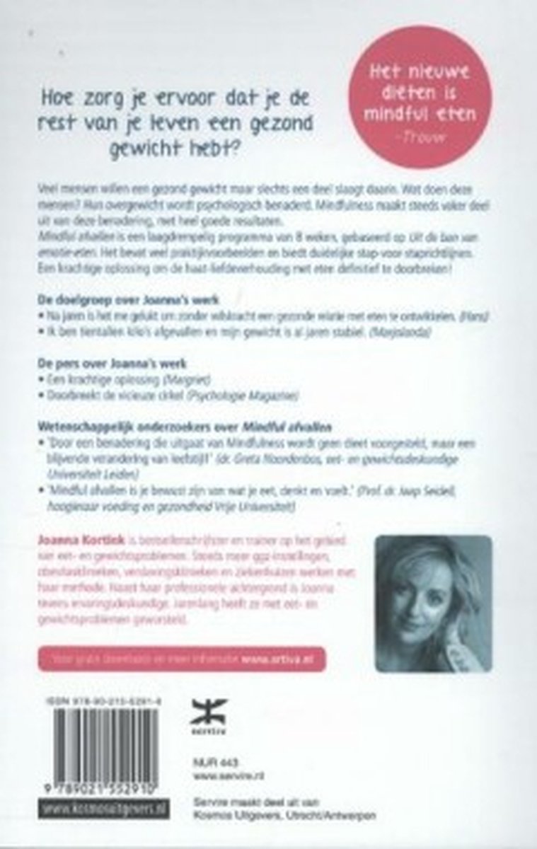 Kosmos Uitgevers Mindful afvallen
