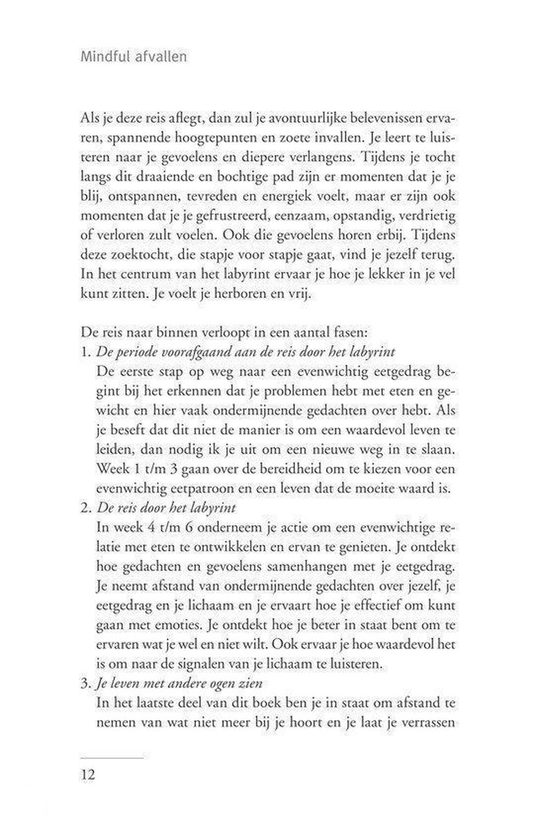 Kosmos Uitgevers Mindful afvallen