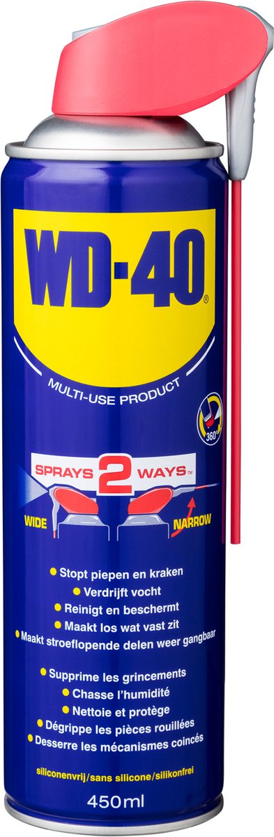 Wd-40 smeermiddel Smart Straw 450 ml - Blauw