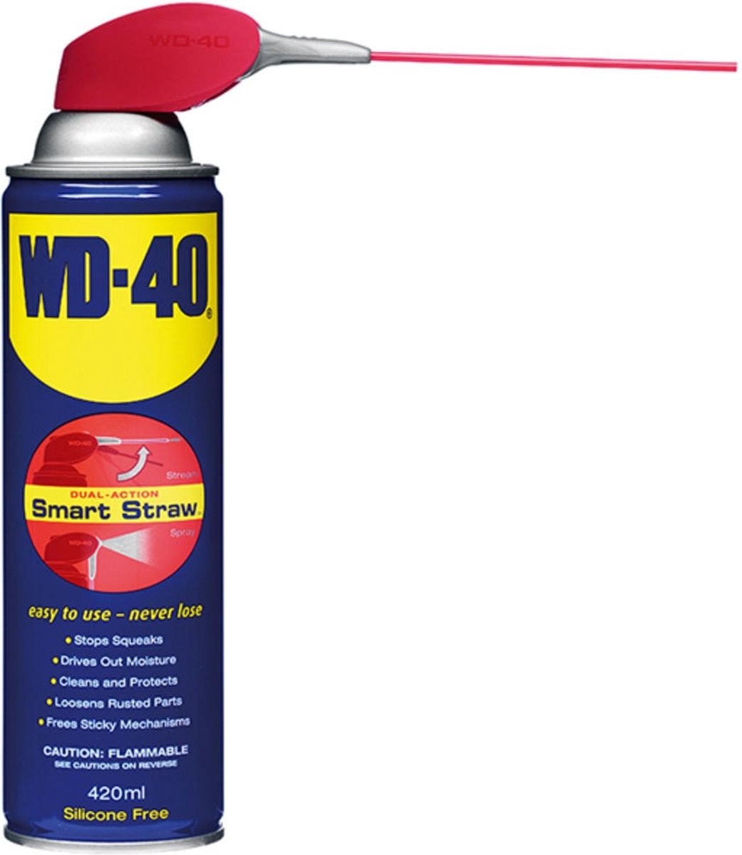 Wd-40 smeermiddel Smart Straw 450 ml - Blauw