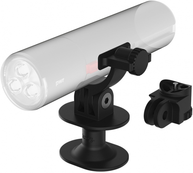 Knog helmbevestiging PWR universeel one-size - Zwart