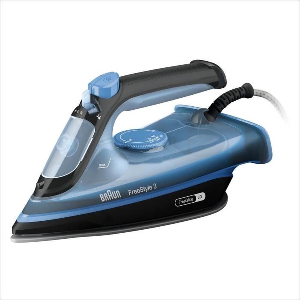 Braun FreeStyle 3 Plancha de vapor FI 3194 Negro/Azul