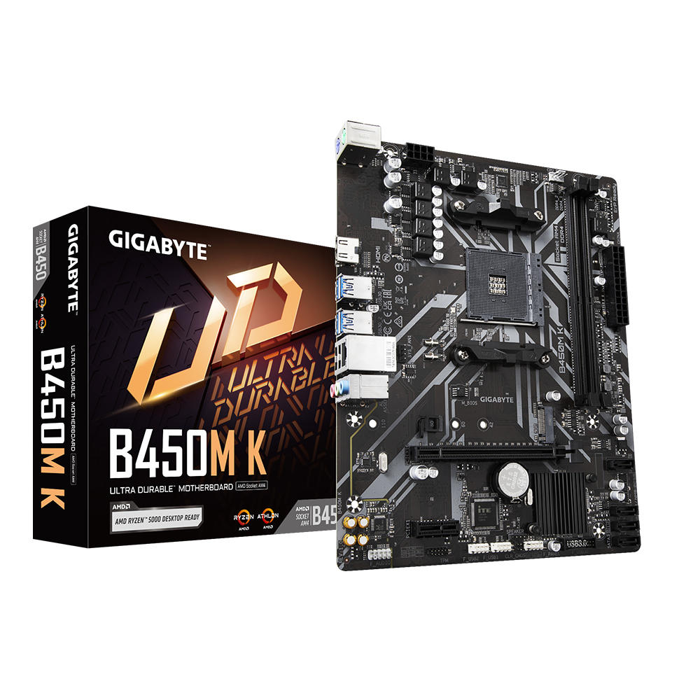 Gigabyte B450M K moederbord