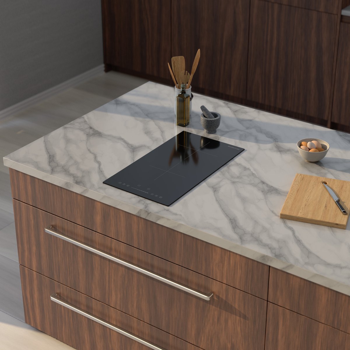 Inventum inductie kookplaat (inbouw) IKI3008 - Zwart