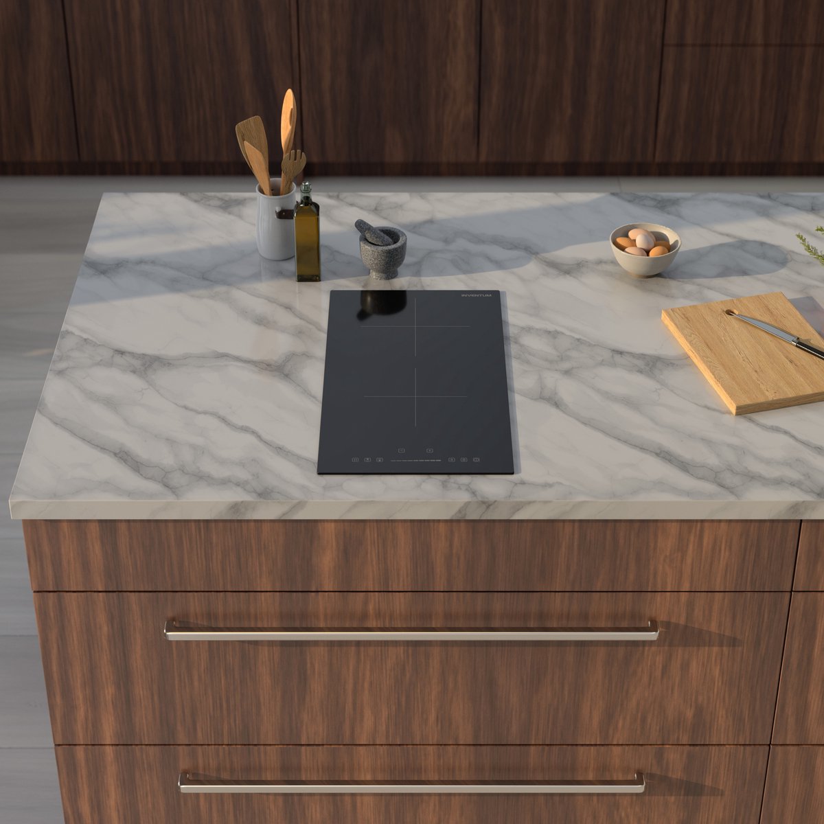 Inventum inductie kookplaat (inbouw) IKI3008 - Zwart