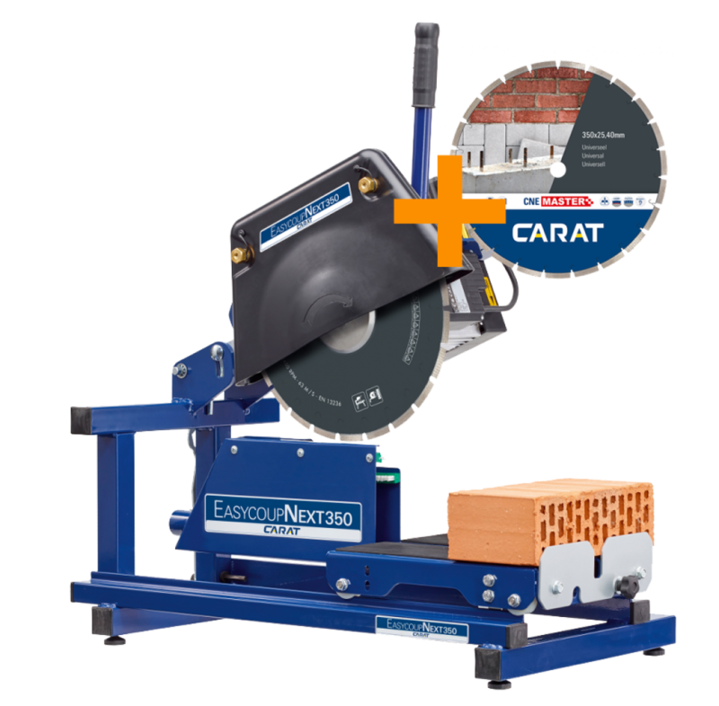 Carat Easycoupnext 350 Steenzaagmachine | met diamantzaagblad | 2200W | 230V | Ø350 mm