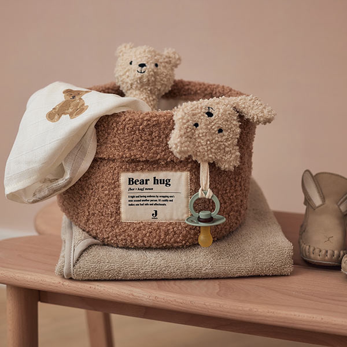 Jollein Mand Bouclé Biscuit