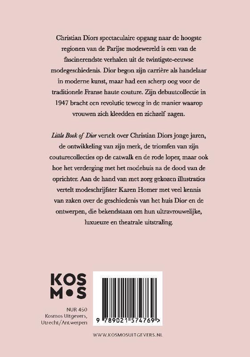 Kosmos Uitgevers Little book of Dior