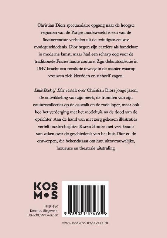 Kosmos Uitgevers Little book of Dior