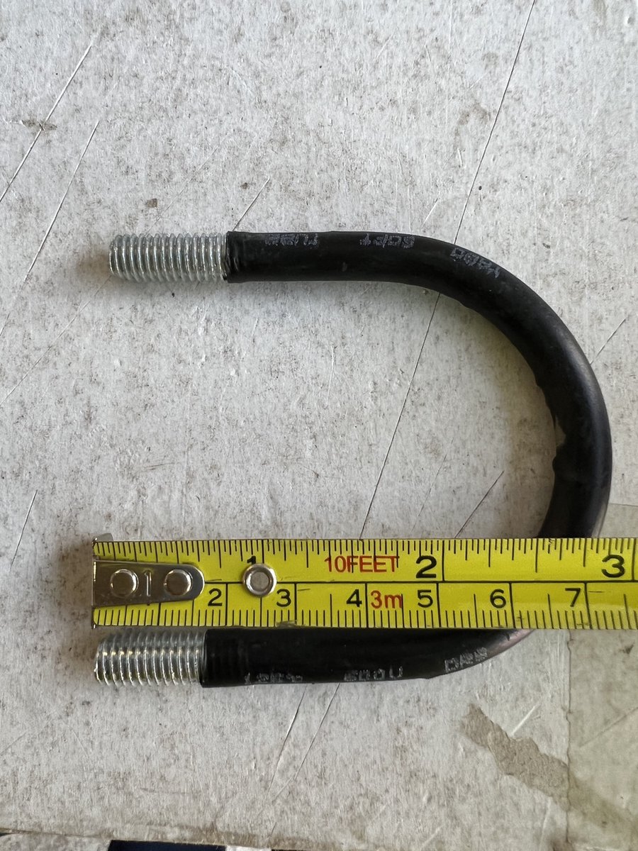 Steco Voordrager met balhoofdbevestiging 45 x 30 cm - Zwart