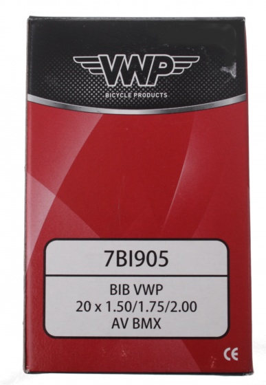 VWP binnenband 20 inch (40/54-406) AV 35 mm - Zwart