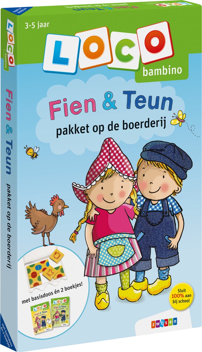 Top1Toys Loco bambino pakket Fien & Teun op de boerderij