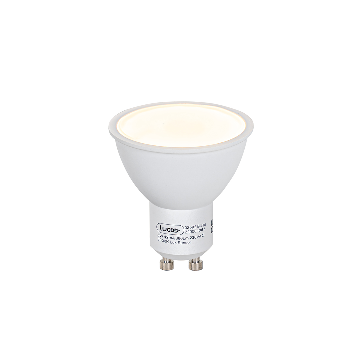 GU10 LED lamp licht-donker sensor 5W 380 lm 3000K