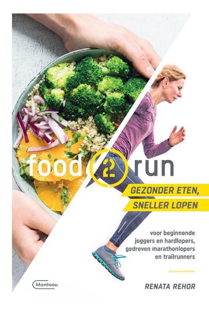 Manteau Food2run voor beginnende joggers en hardlopers, gedreven marathonlopers en trailrunners