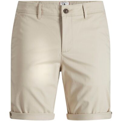 JACK & JONES - Bermuda Tipo Chino De Niño - Beige