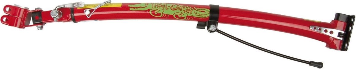 Trail-Gator tandemstang 25,4 - 31,8 mm staal - Rood