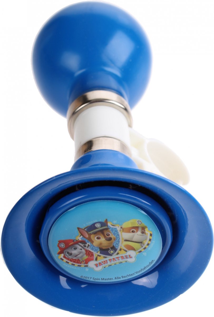 Nickelodeon fietstoeter Paw Patrol 13 cm - Blauw