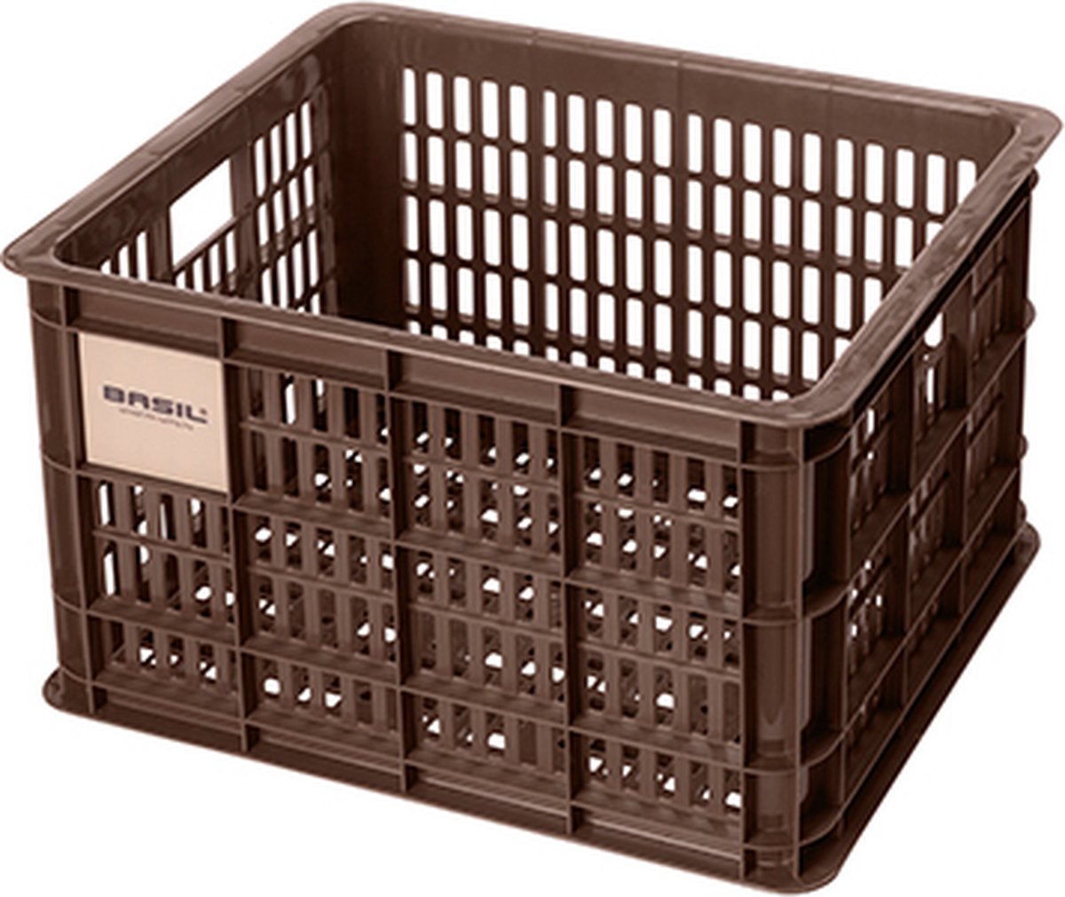 Basil Crate fietskrat gerecycled M 29,5 liter - 21139 - Bruin