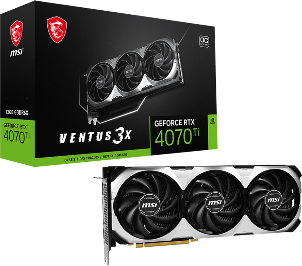 MSI GeForce RTX 4070 Ti VENTUS 3X 12G OC