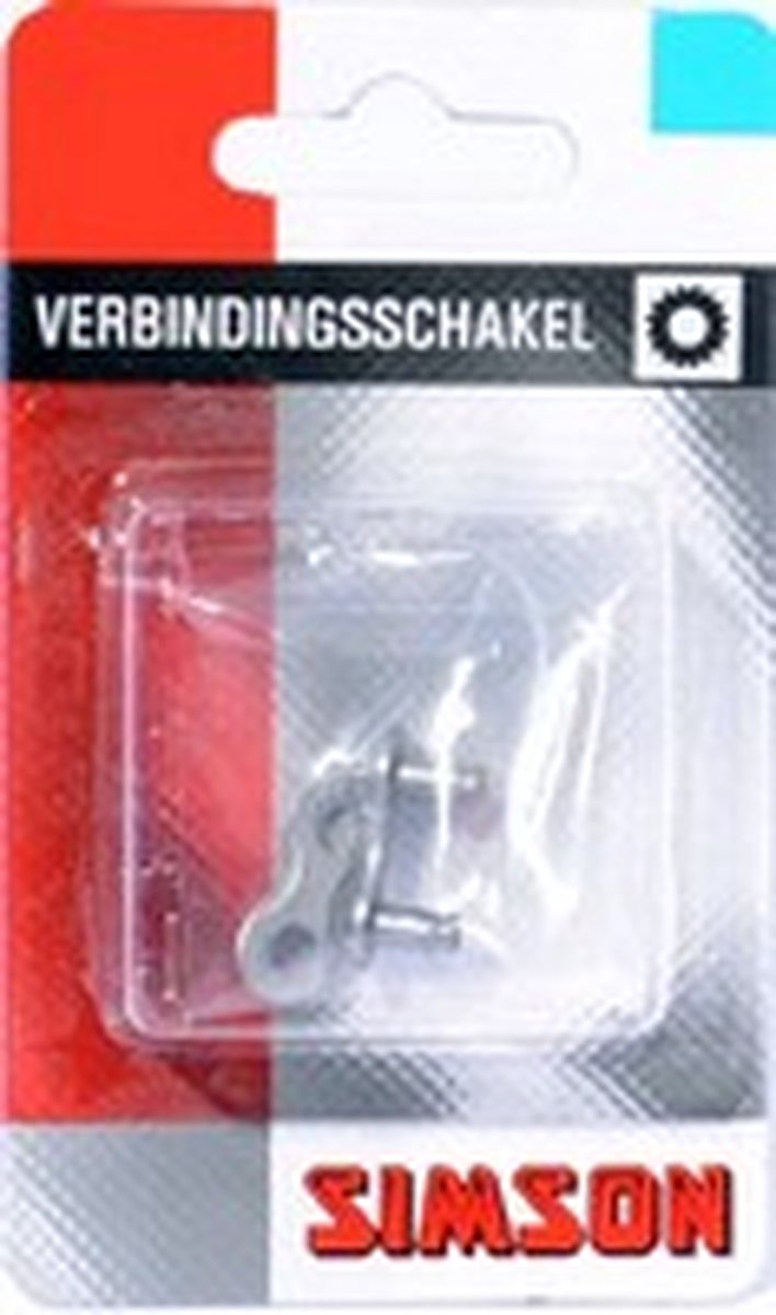 Simson kettingschakel 1/2 x 1/8 staal zilver per stuk - Silver