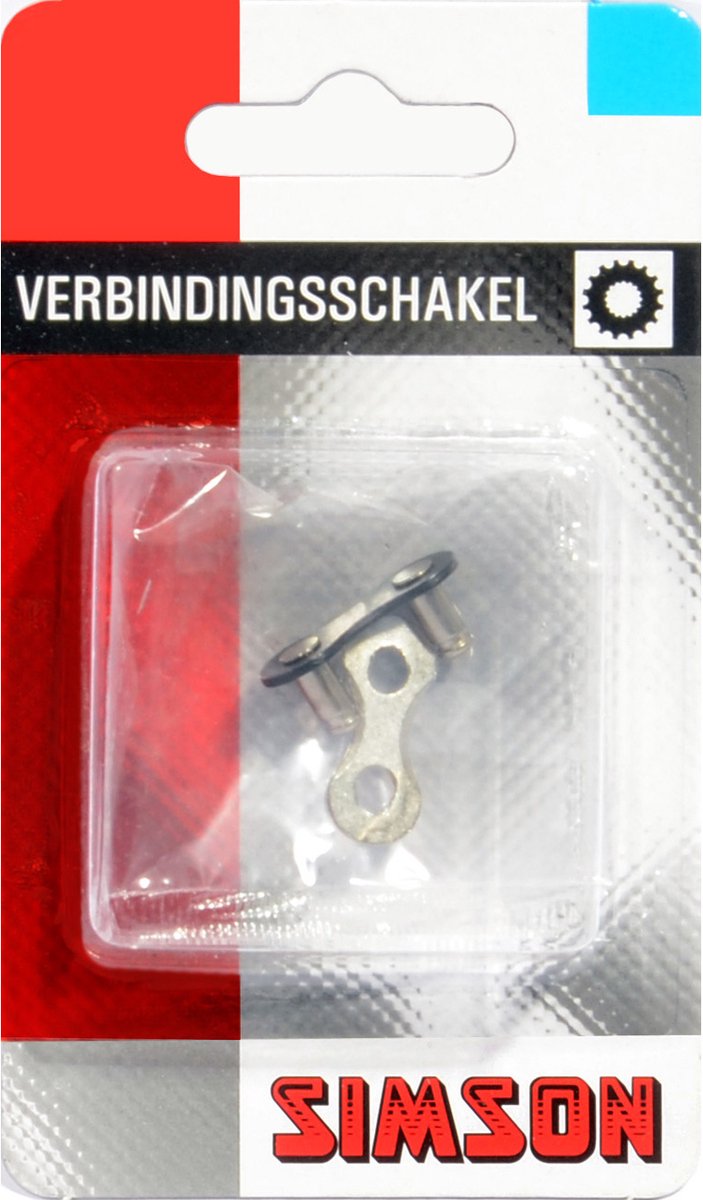 Simson kettingschakel 1/2 x 1/8 staal zilver per stuk - Silver