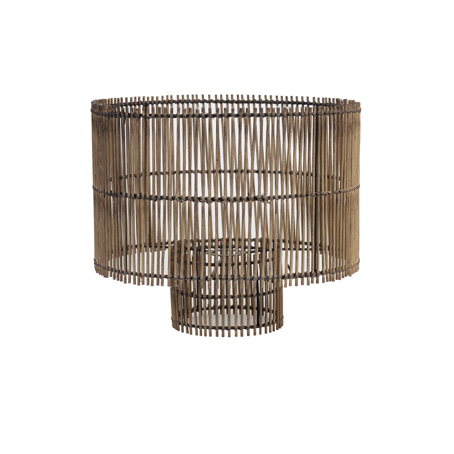 Light & Living - Lampenkap Rodger - 40x40x35 - Bruin