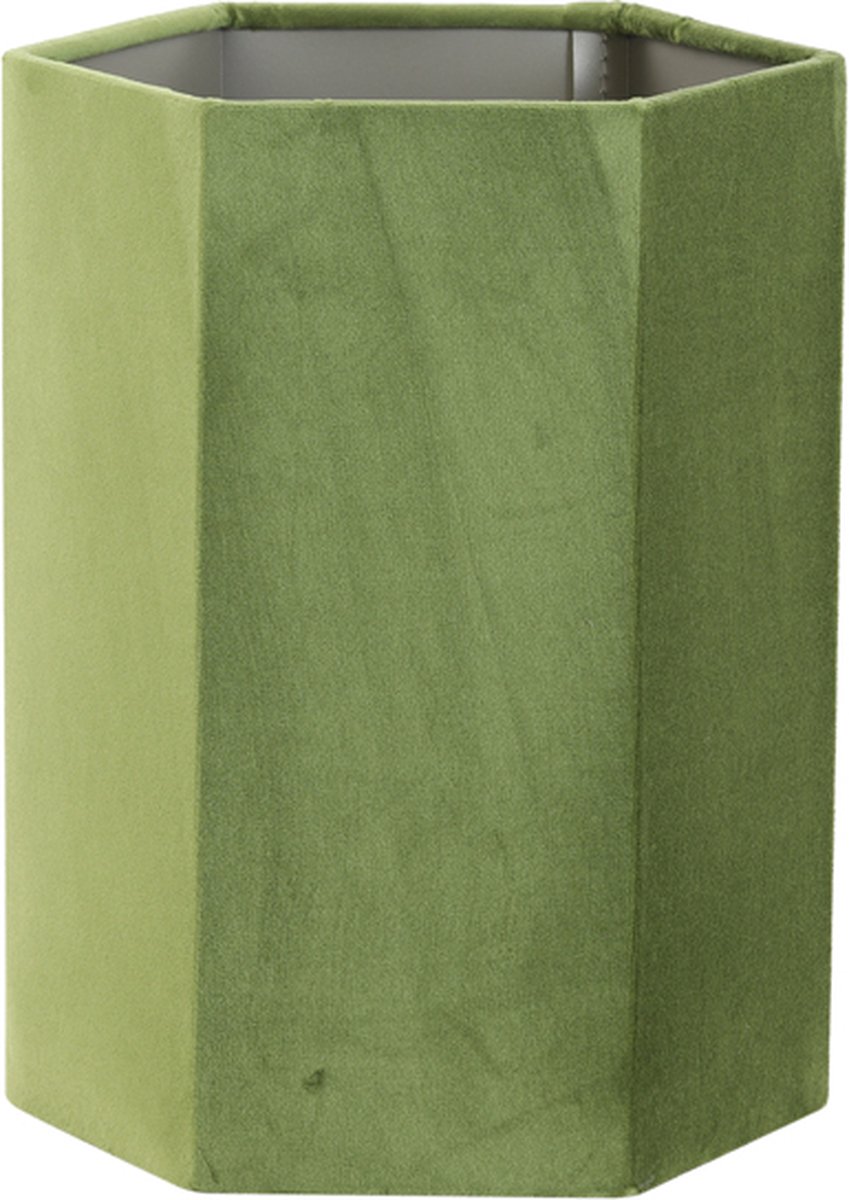 Light & Living - Lampenkap Velours - 20x20x26 - Groen