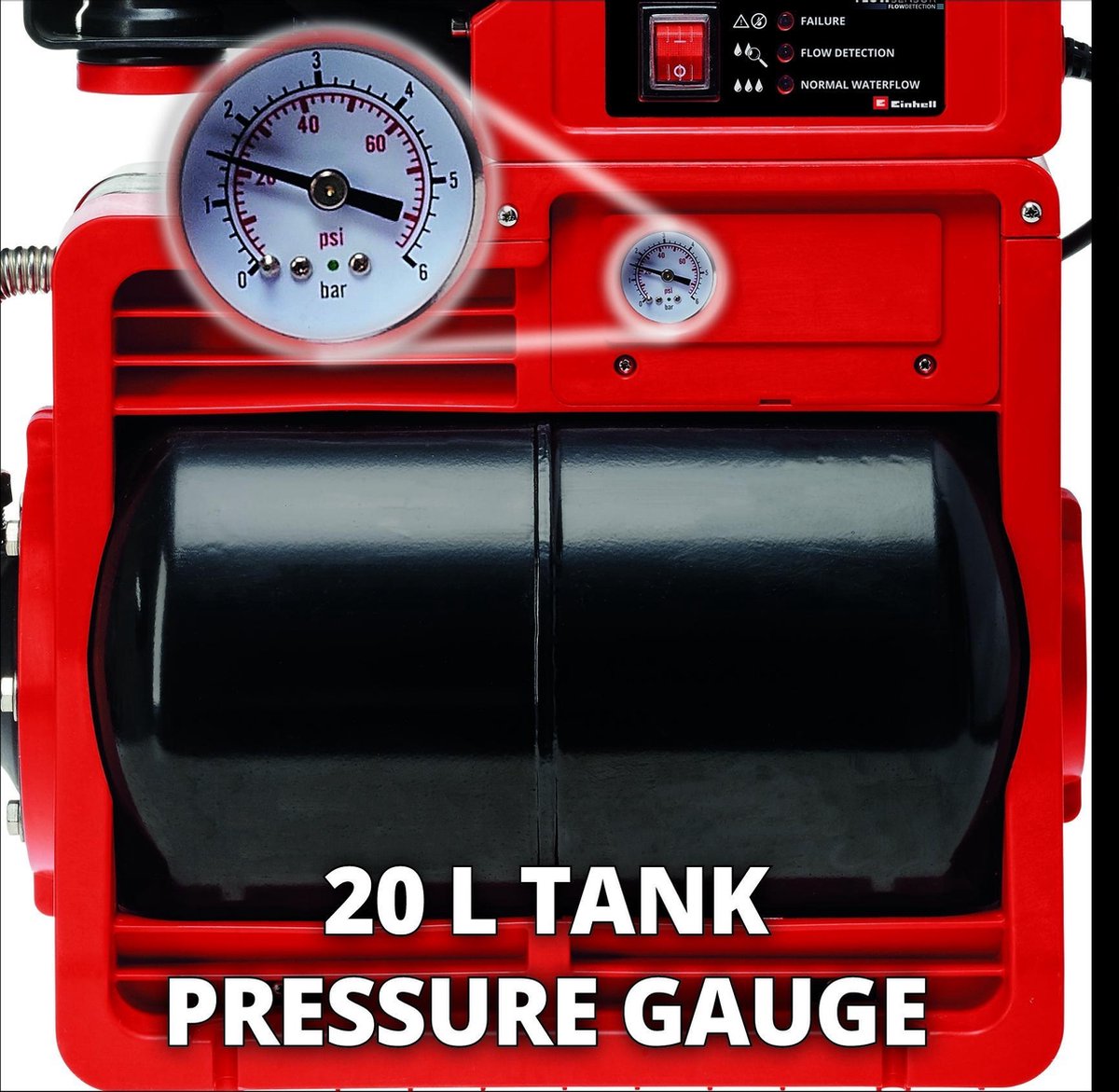 Einhell GE-WW 1145 ECO - Hydrofoorpomp | 1100W | 4500 L/h - 4173540