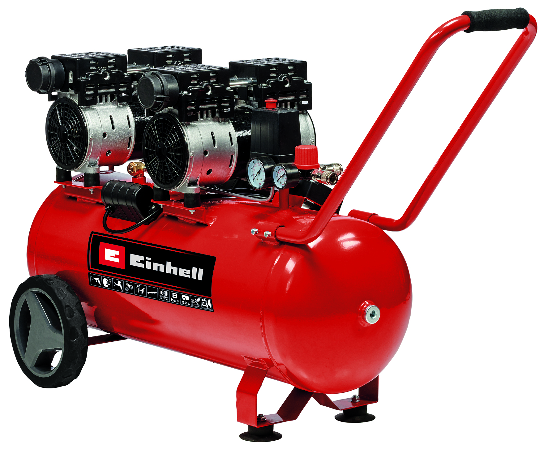 Einhell TE-AC 50 Silent - Compressor | 1500W | 8 bar | 50L - 4020620