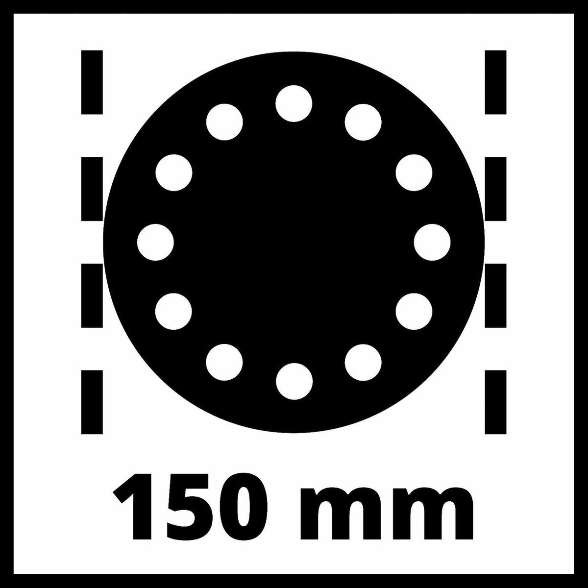 Einhell TC-PE 150 - Pneumatische Excentrische Schuurmachine | 6.3 bar | 150 mm - 4133330