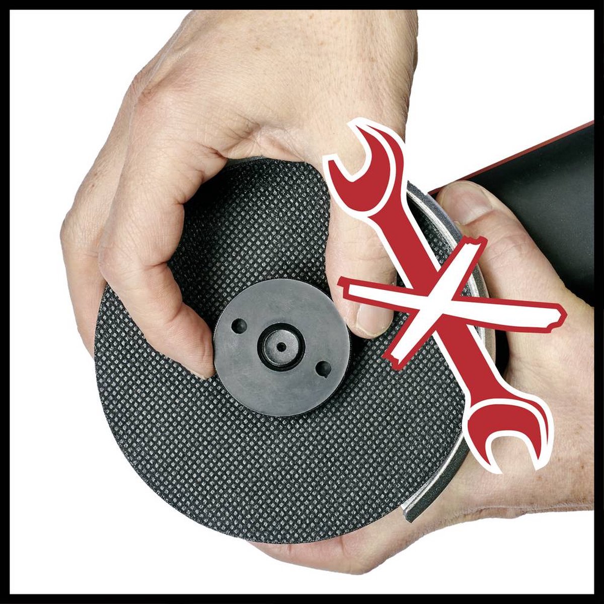 Einhell AXXIO 18/125 Q BL Solo - Accu Haakse Slijper | 18V | 125 mm | Zonder accu en lader - 4431151