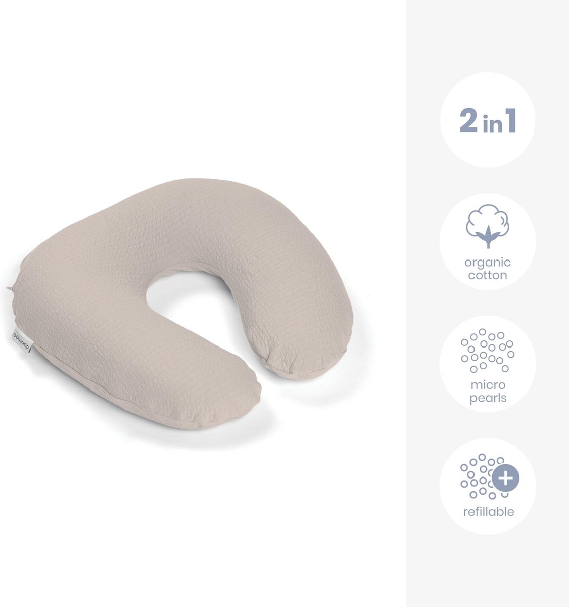 Doomoo Softy 150 Cm Tetra Jersey Sand