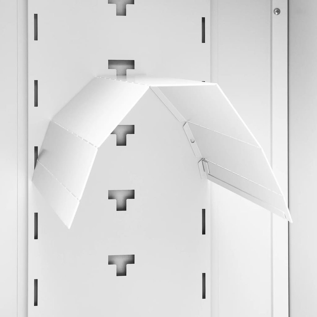 Vidaxl Zadelkast 53x53x105 Cm Staal Wit