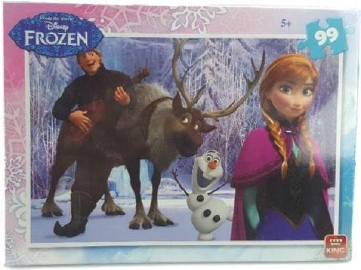 King Puzzel Disney Frozen - 100 Stukjes