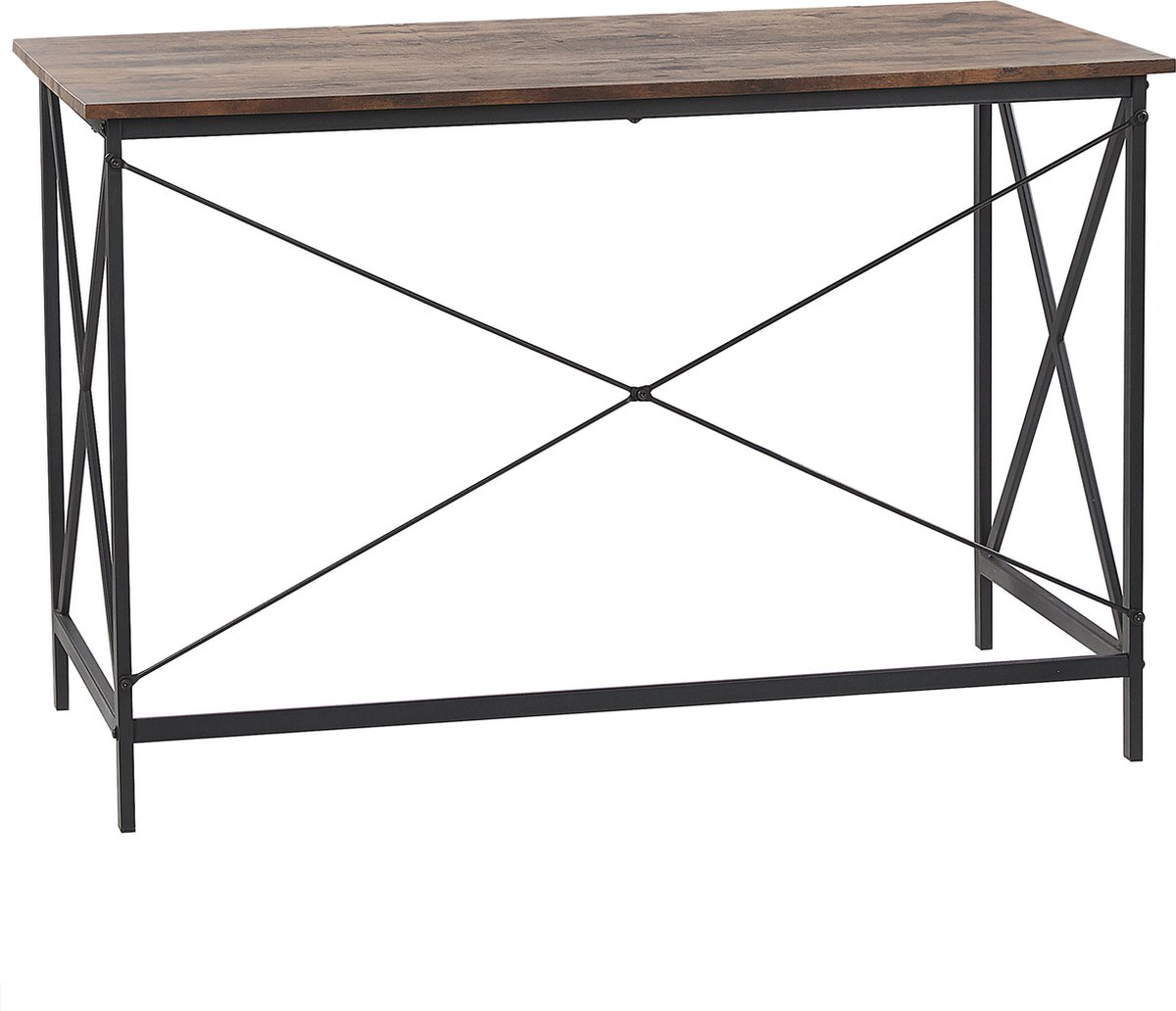 Beliani Futon - Bureau-donkere Houtkleur-mdf - Bruin