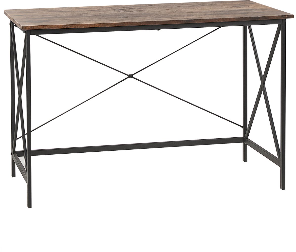 Beliani Futon - Bureau-donkere Houtkleur-mdf - Bruin