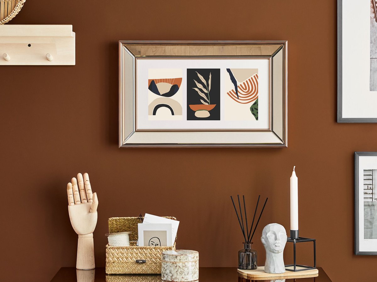 Beliani Dabola - Fotolijst-koper-glas