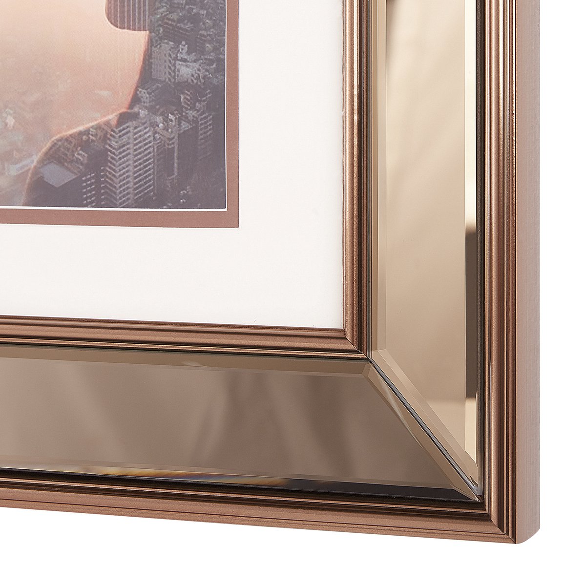 Beliani Dabola - Fotolijst-koper-glas