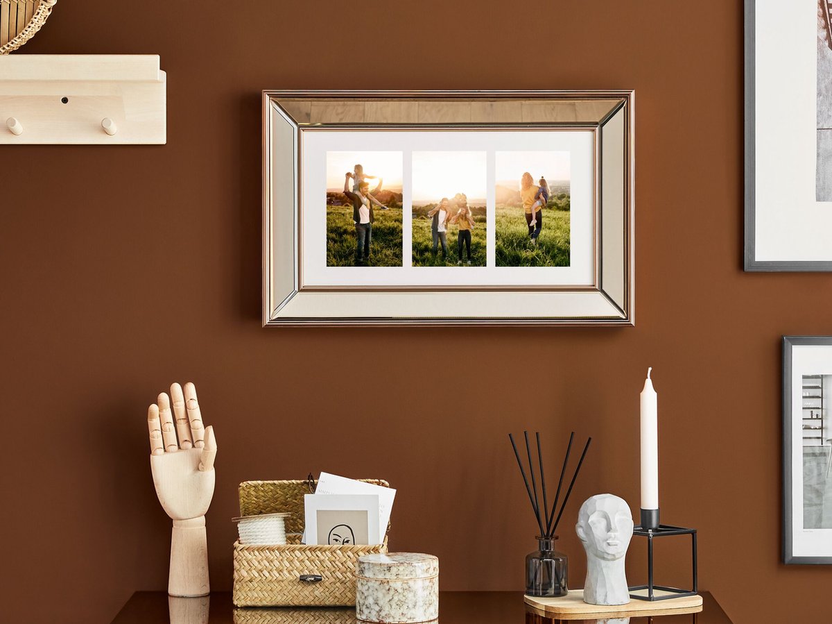 Beliani Dabola - Fotolijst-koper-glas