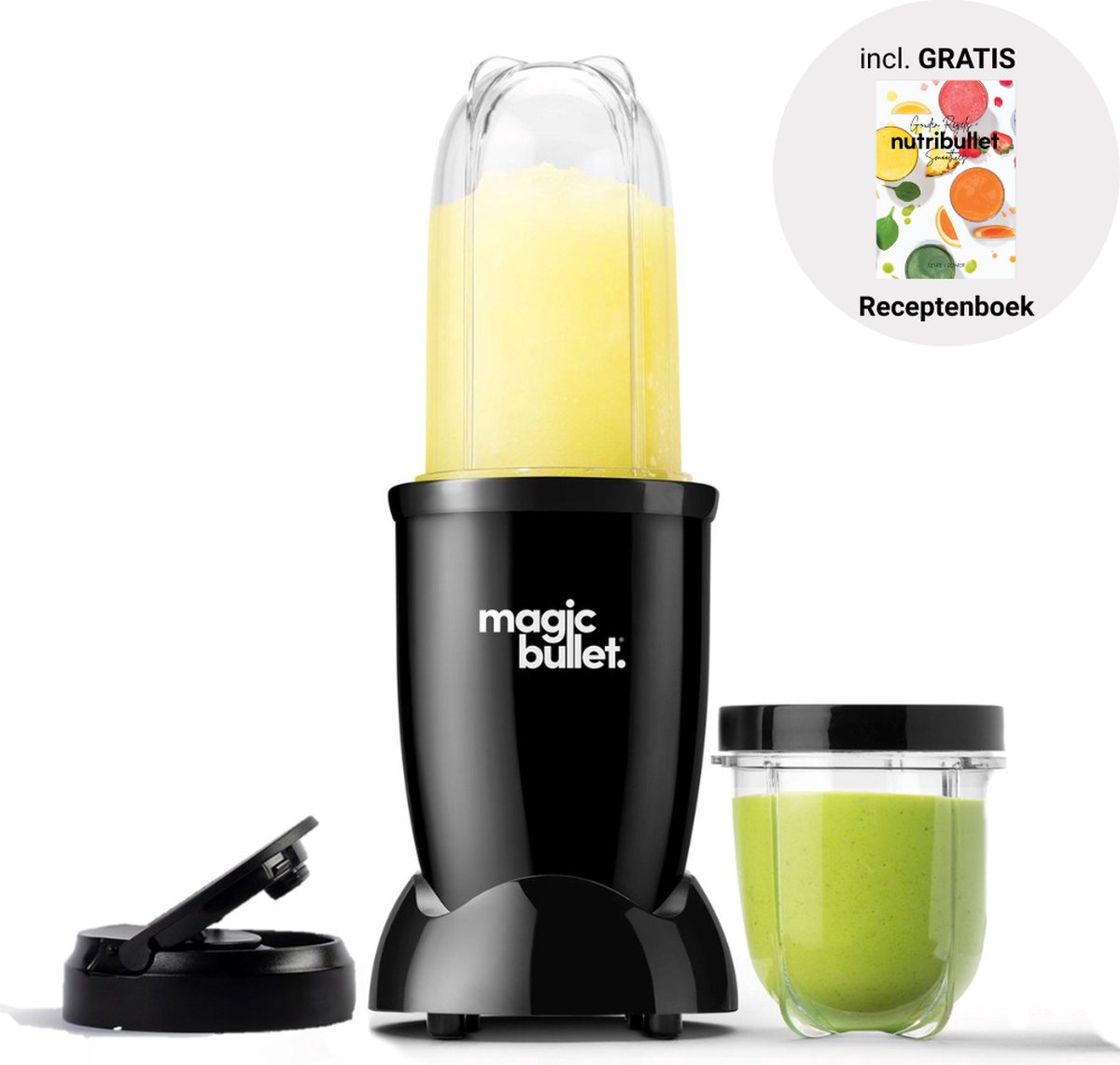 Magic Bullet Original - Incl. To Go Bekers - Blender - Glossy - Zwart