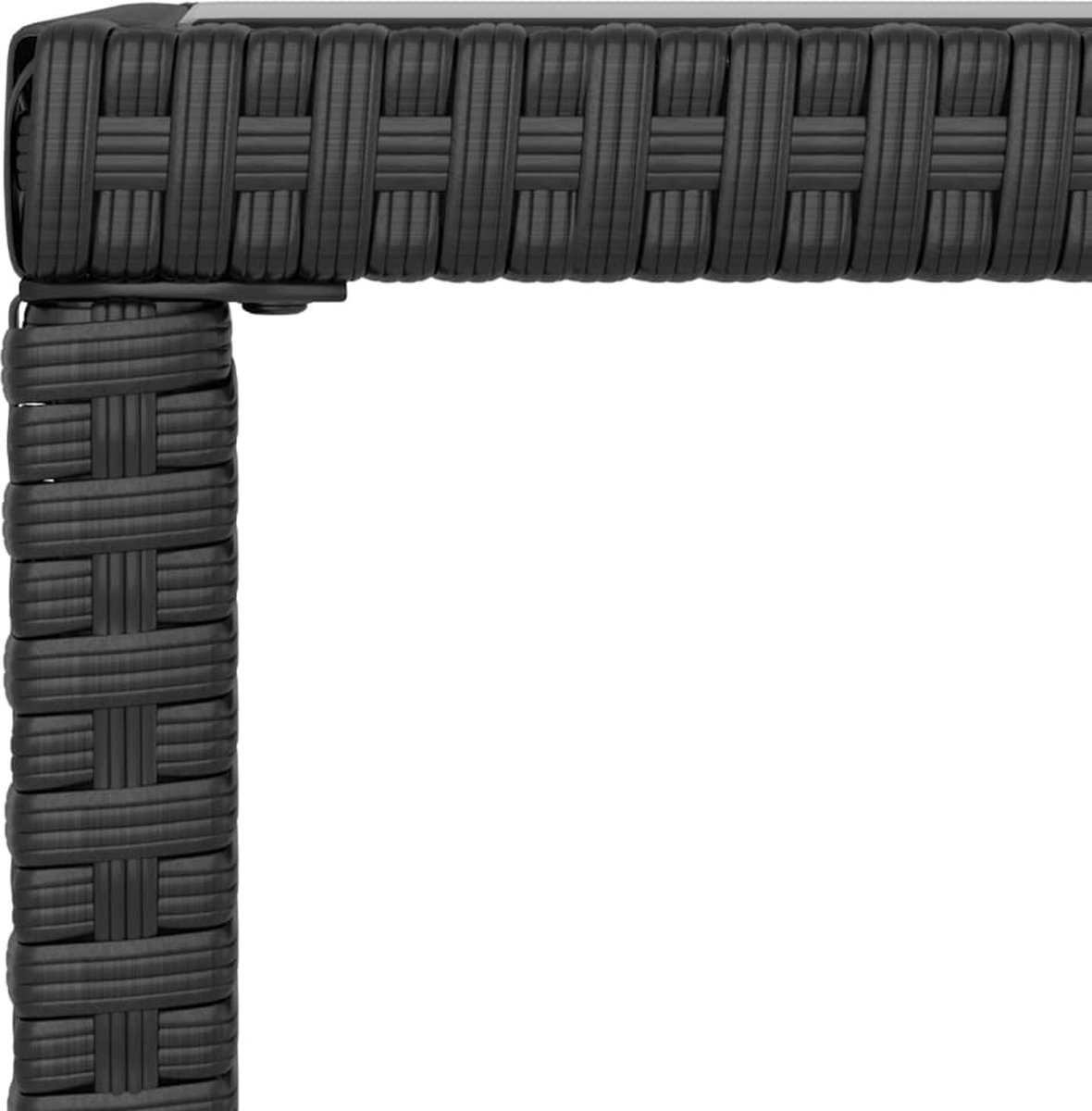 Vidaxl 4-delige Loungeset Met Kussens Poly Rattan - Zwart